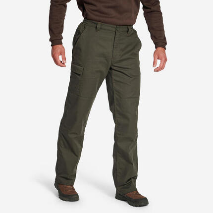 PANTALON CHASSE CHAUD VERT 100