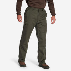 PANTALON CHASSE CHAUD VERT 100