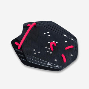 Palas Natación 900 Negro-Rojo Talla XL