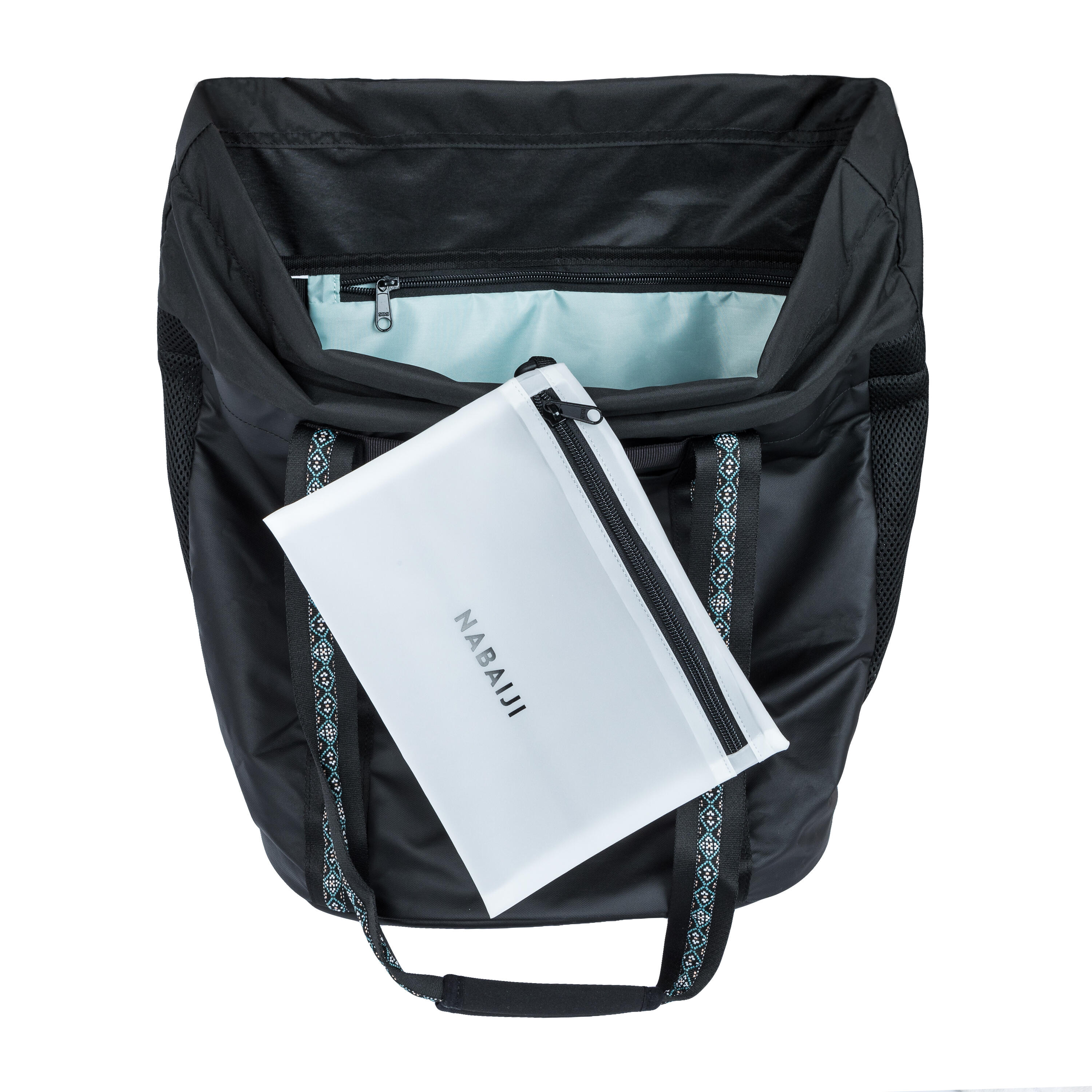 Bolsa Capazo Natación Kbag Negro Azul Gris 6/6