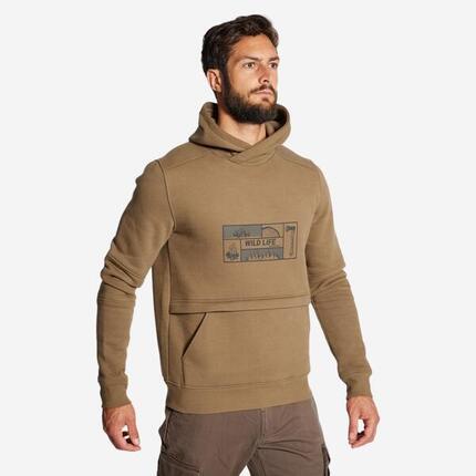 SWEAT-SHIRT CAPUCHE CHASSE CAMO HALFTONE 500