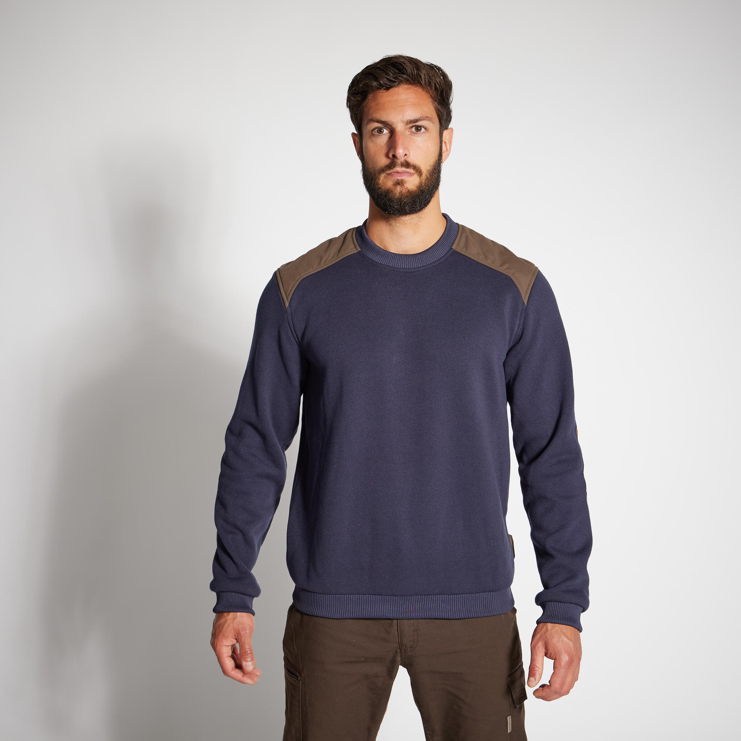 SOLOGNAC PULLOVER 500 BLUE