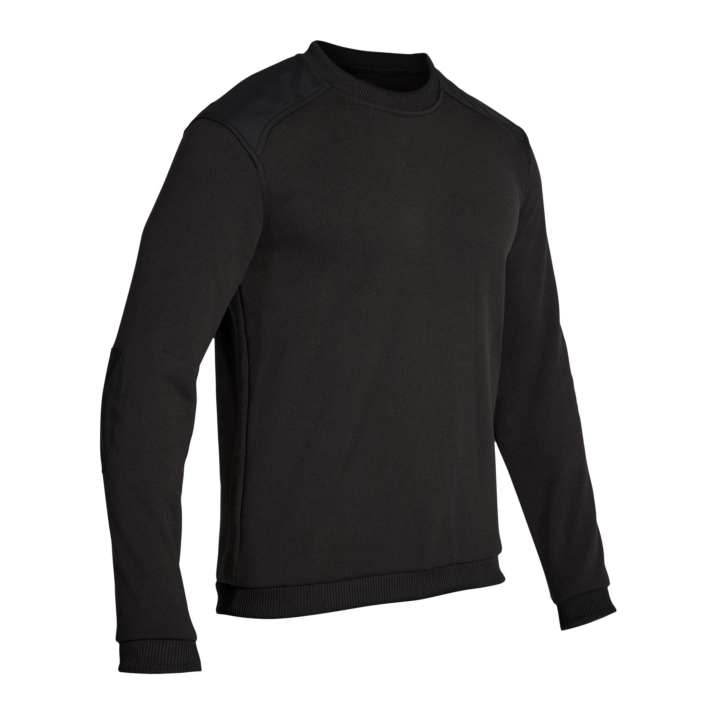 Men's Sweater - 500 Black - SOLOGNAC
