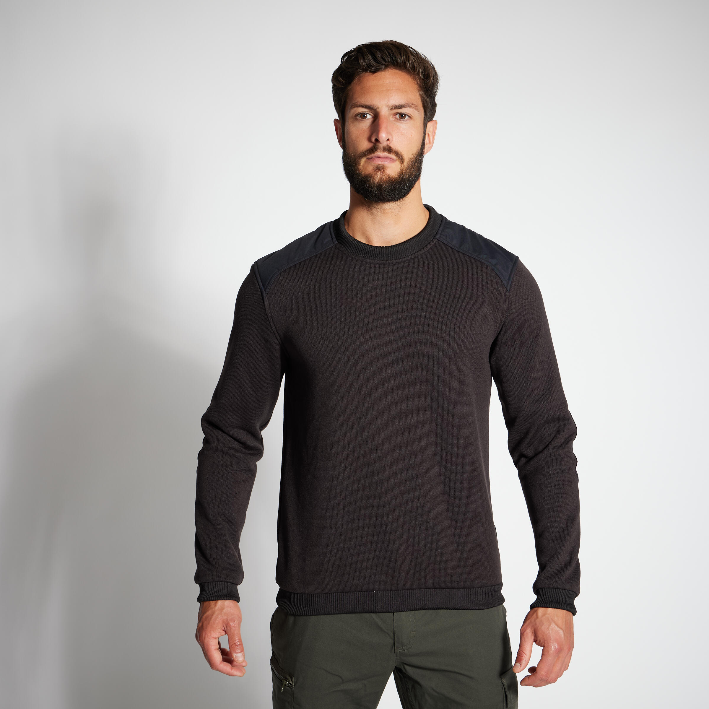 Image of Men's Sweater - 500 Black