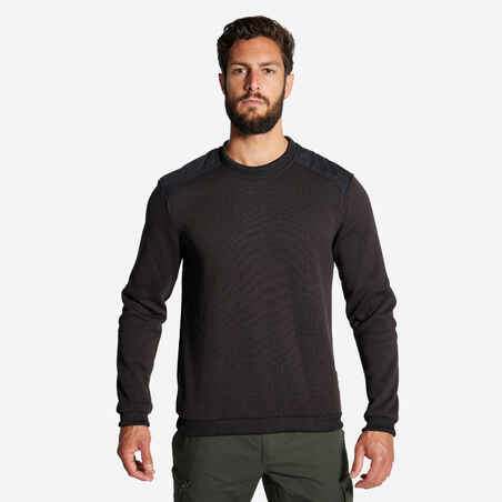 Črn lovski pulover 500