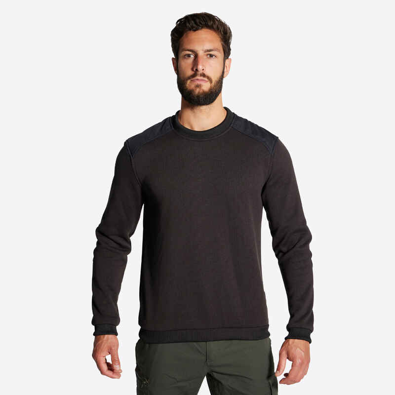 SUÉTER DE GOLF CON CUELLO REDONDO PARA HOMBRE CLIMA TEMPLADO GRIS -  Decathlon