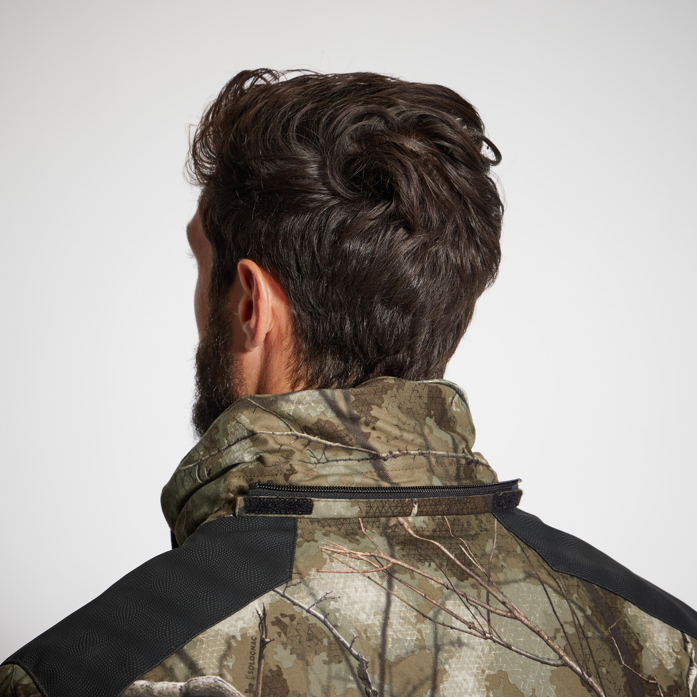 Kurtka myśliwska Solognac Warm 500 camo treemetic 13/19