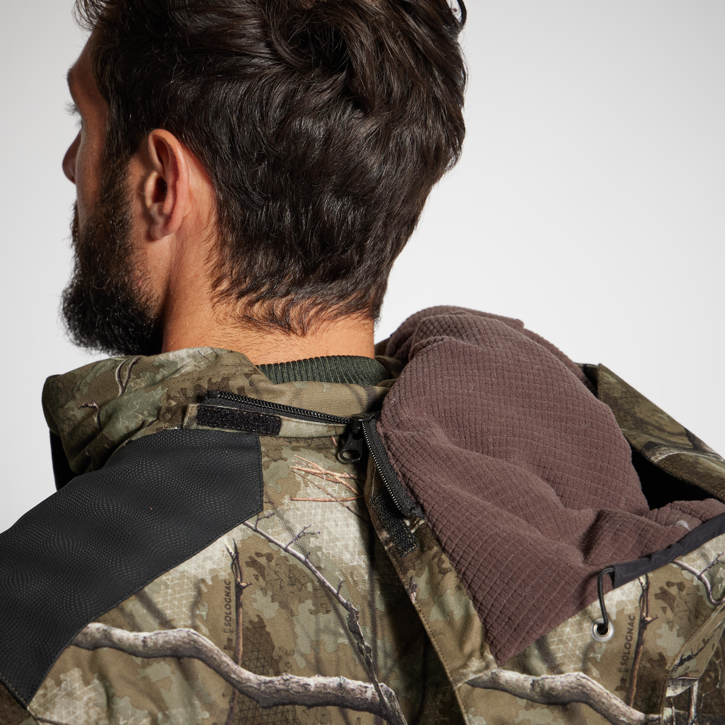 Veste de chasse chaude imperméable et silencieuse - 500 Treemetic - SOLOGNAC