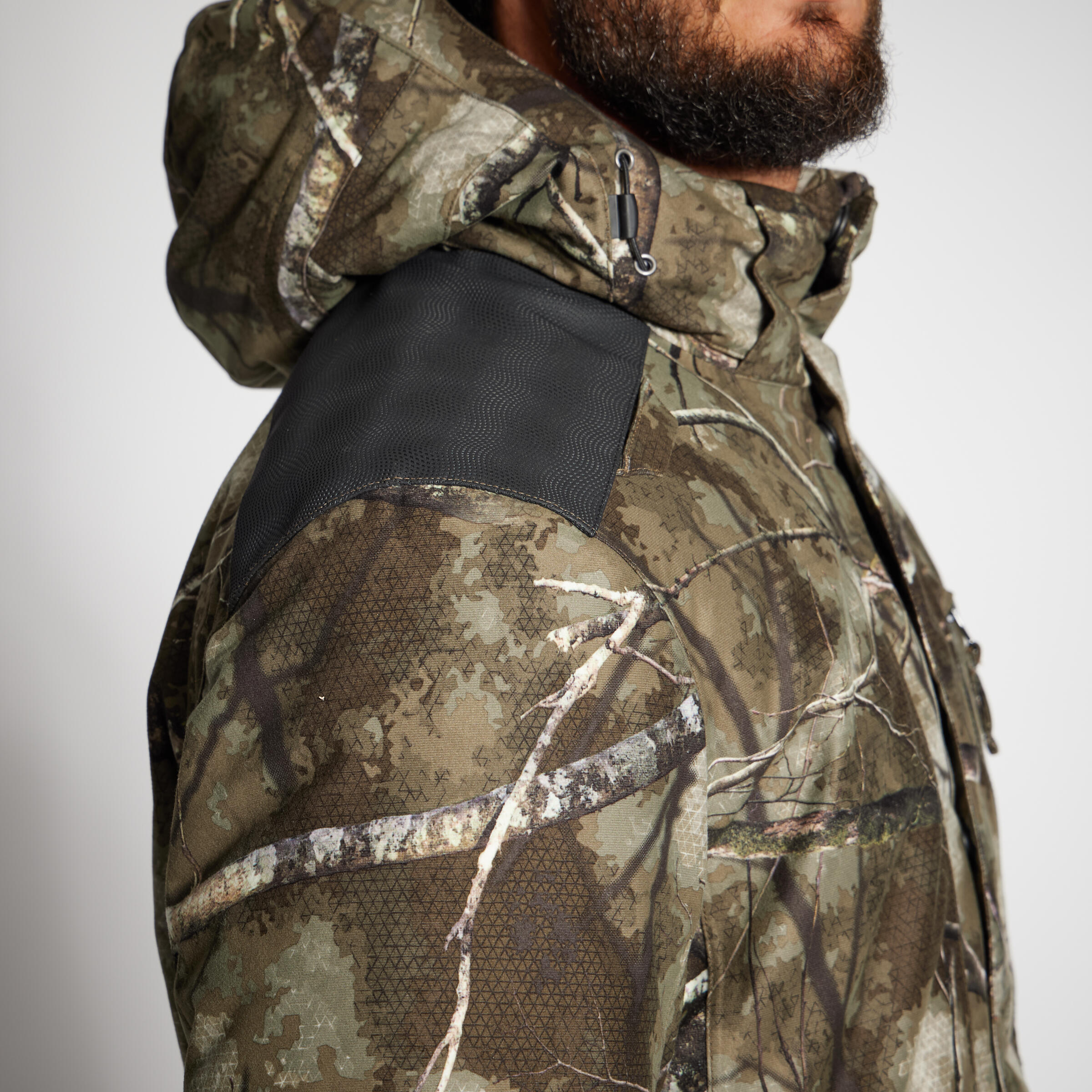 Veste de chasse chaude imperméable et silencieuse - 500 Treemetic - SOLOGNAC