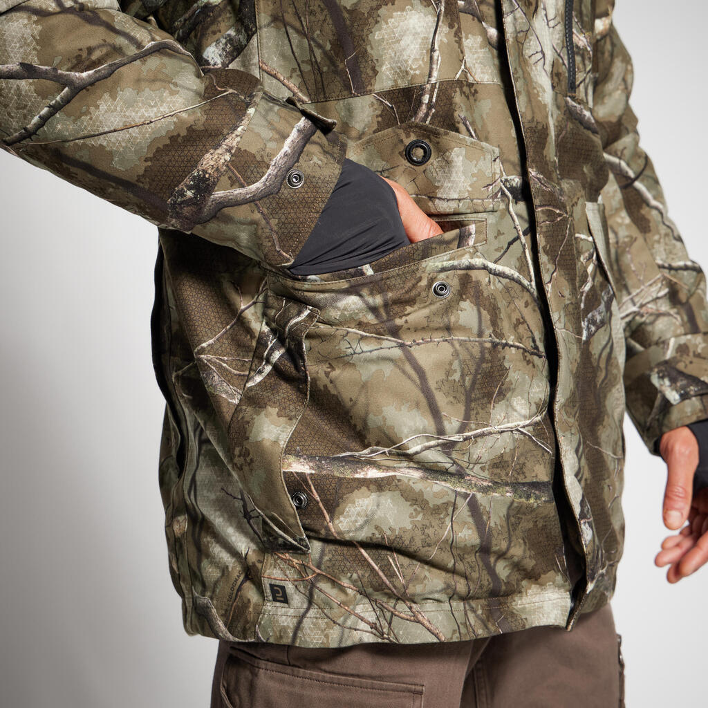 HUNTING SILENT WATERPROOF WARM JACKET TREEMETIC 500