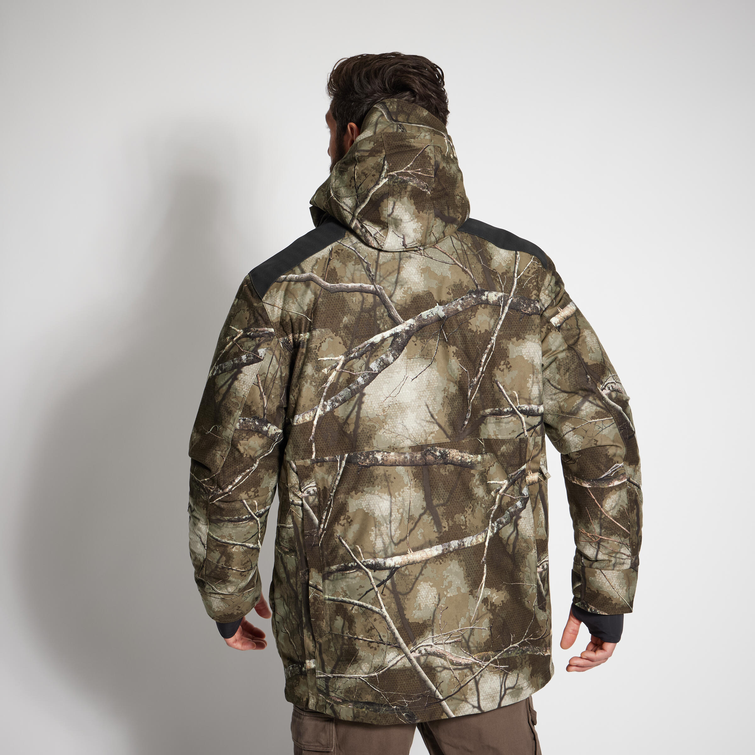 Kurtka myśliwska Solognac Warm 500 camo treemetic 2/19