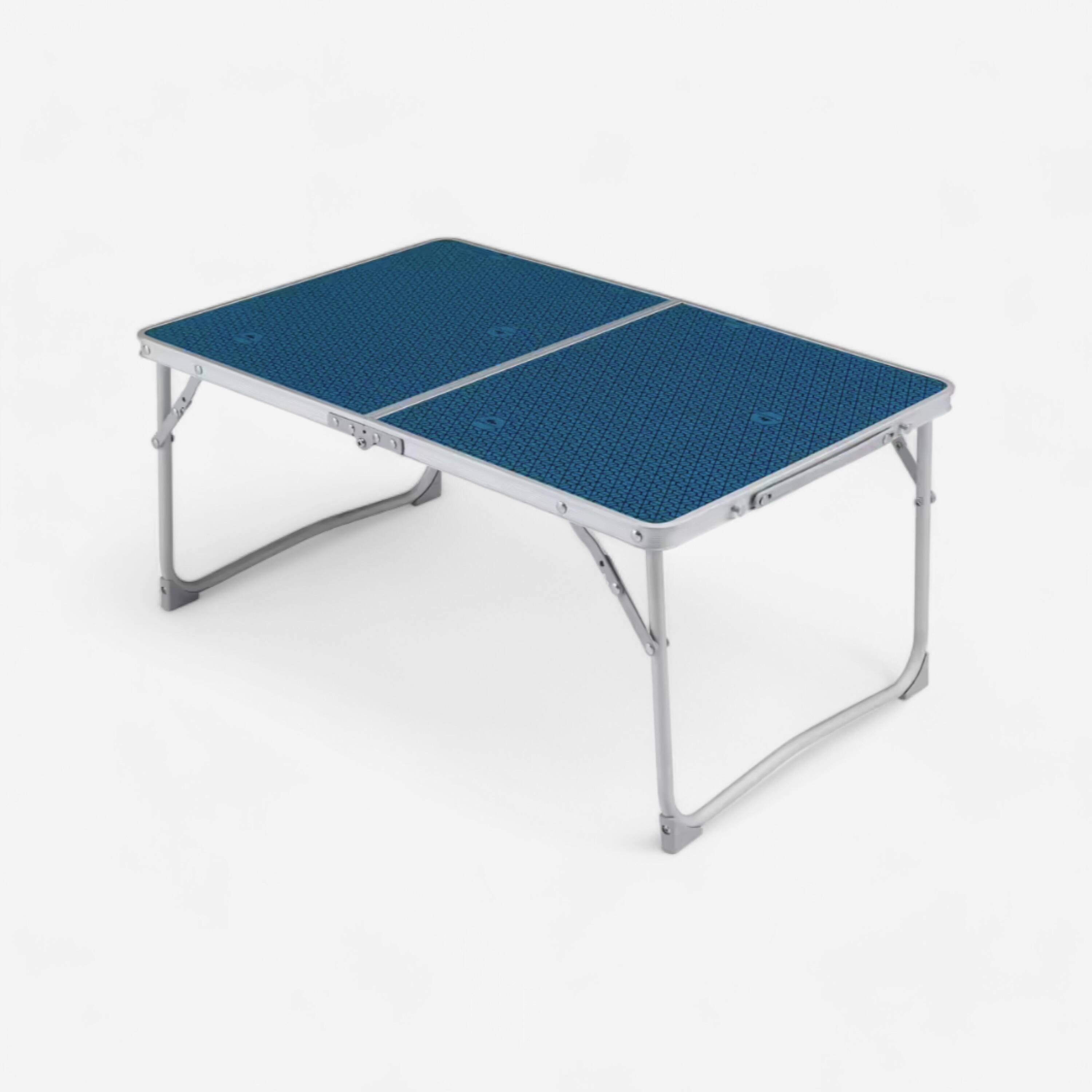 Camping Foldable Low Table MH100 Blue -  1