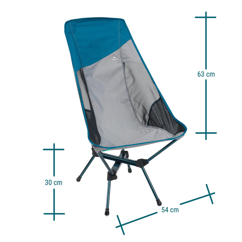 Kempingová nízká skládací židle MH 500 XL
