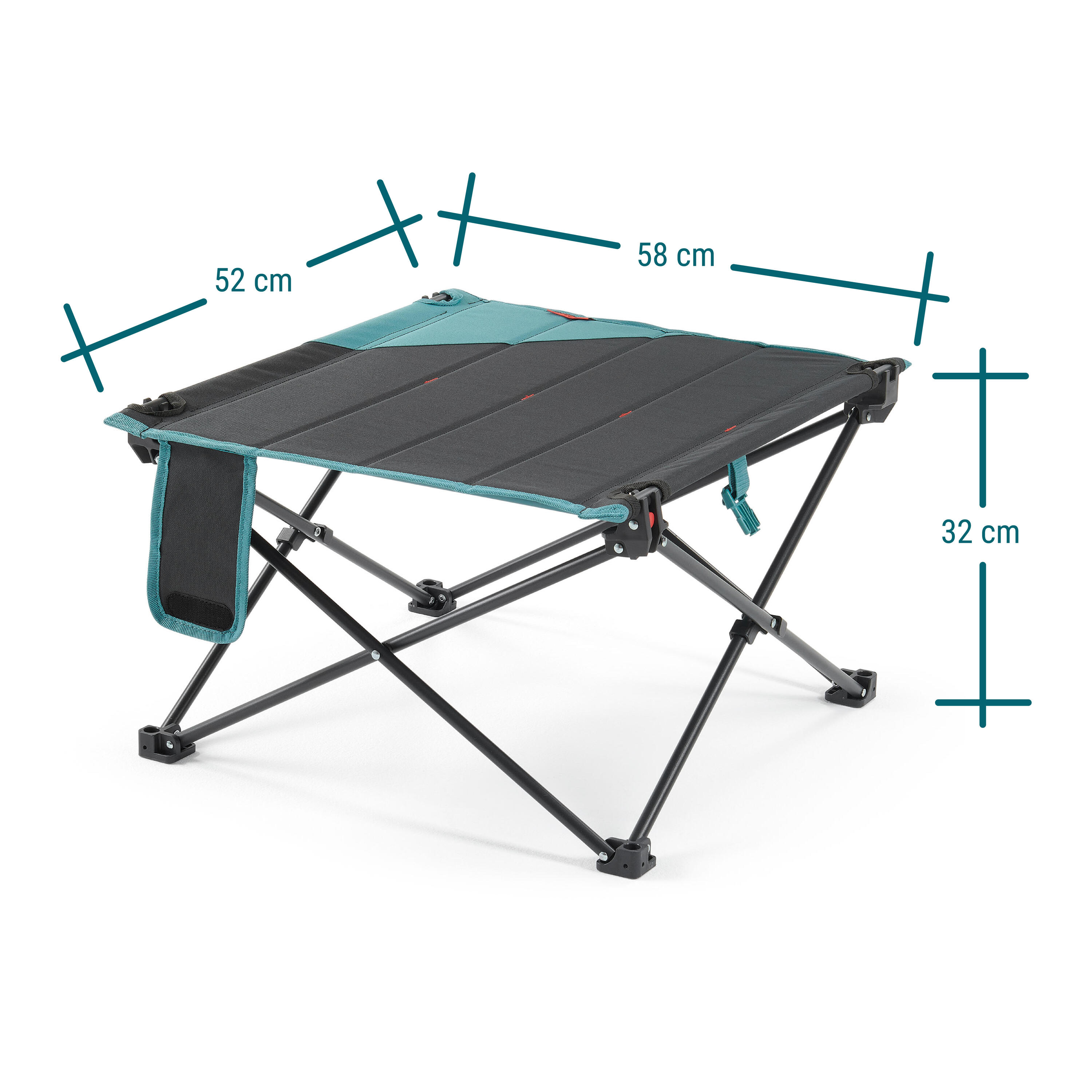 LOW FOLDING CAMPING TABLE MH100 Grey 4/15