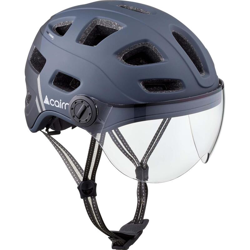 CASQUE VELO VILLE - CAIRN VELOCITY VISOR - GREY/BLACK