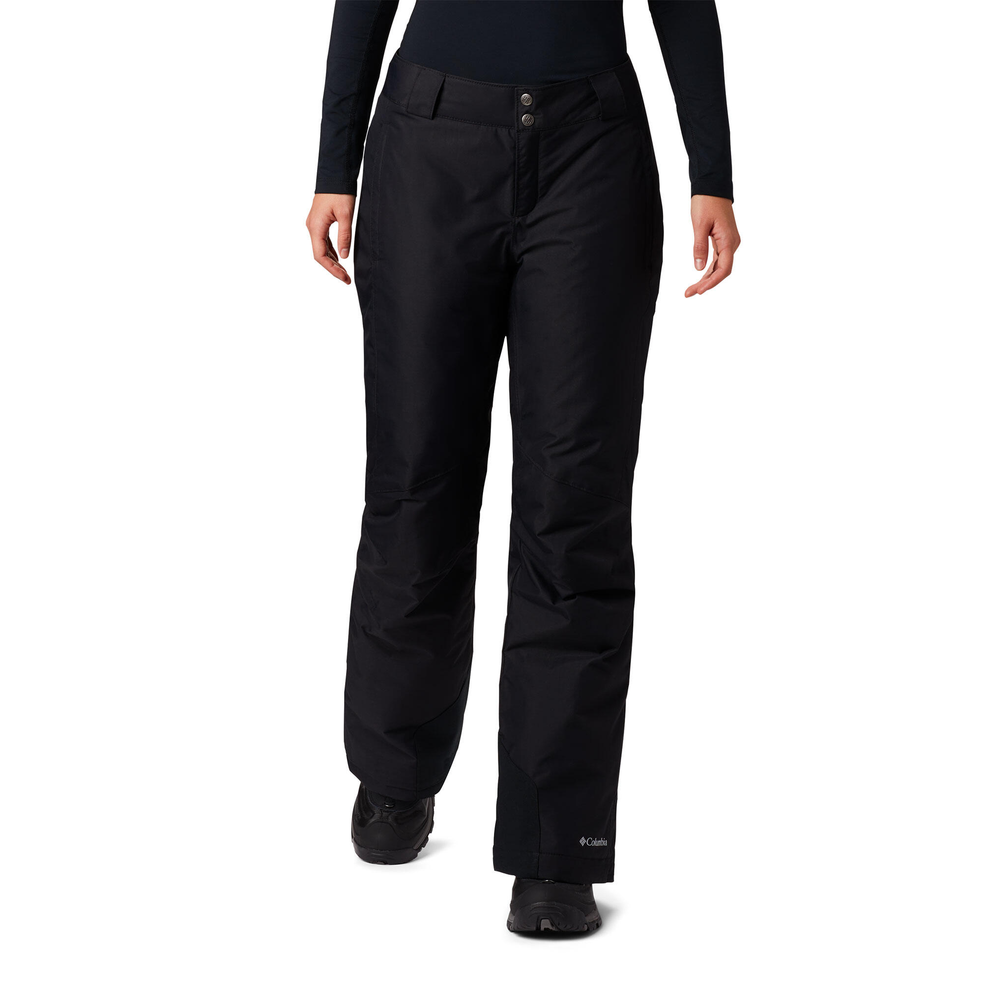 WOMEN'S REGULAR PISTE SKI PANTS - BUGABOO™ OH COLUMBIA BLACK