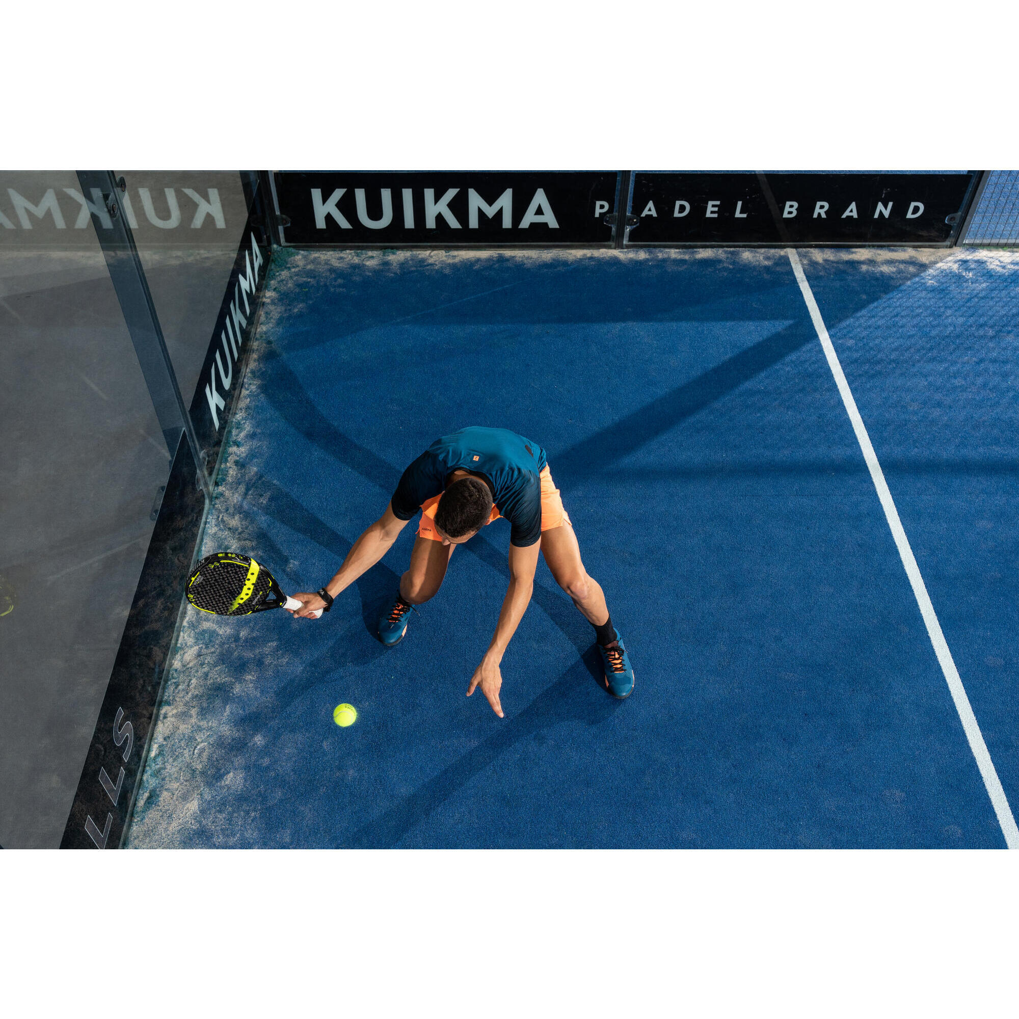 Adult padel racket- Kuikma PR 990 Hybrid hard