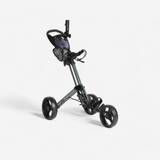 3-WHEEL COMPACT GOLF TROLLEY - INESIS 900 KHAKI