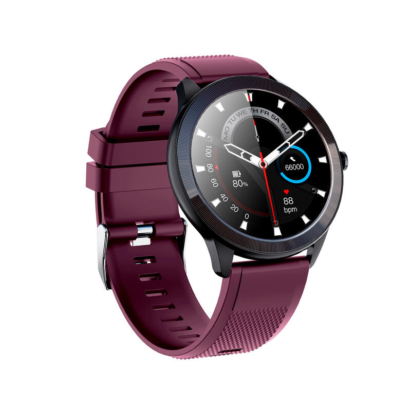 Reloj Smartwatch Leotec Wave púrpura