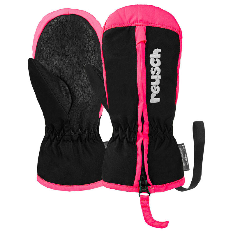 Reusch schwarz/rosa Jahre | 1–3 REUSCH Smarty Kinder Fäustlinge