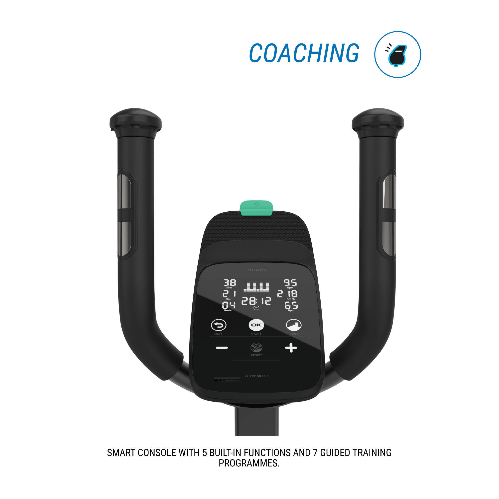 Elliptical EL120, 6kg Flywheel, 10 Resistance Levels, Cross Trainer, Max 100 kg -  5