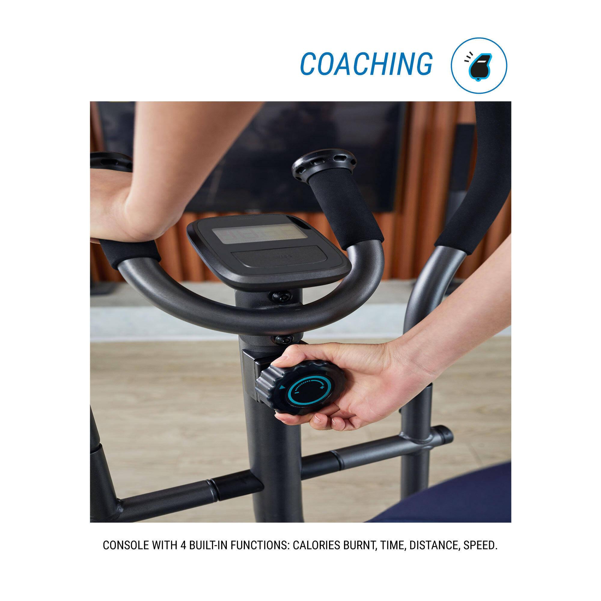 Elliptical EL100, 3kg Flywheel, 8 Resistance Levels, Cross Trainer, Max 100 kg -  5