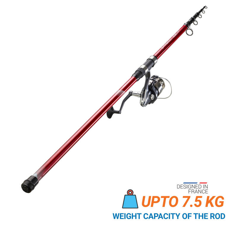 Fishing Rod 12ft Surfcasting Set Symbios Light 500 - Red