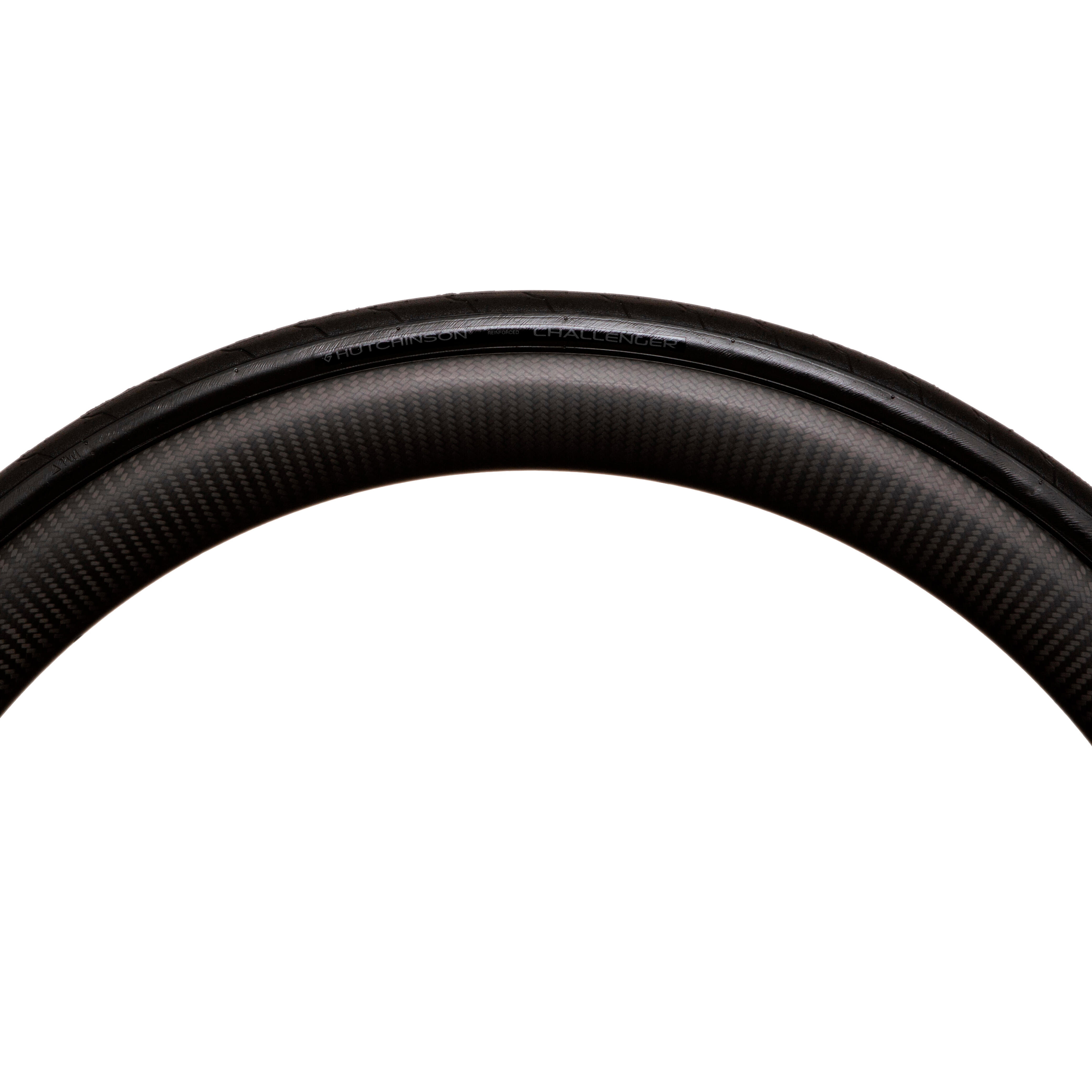 Flex Bead Tube Type Tyre Challenger 700 X 25 Black Decathlon