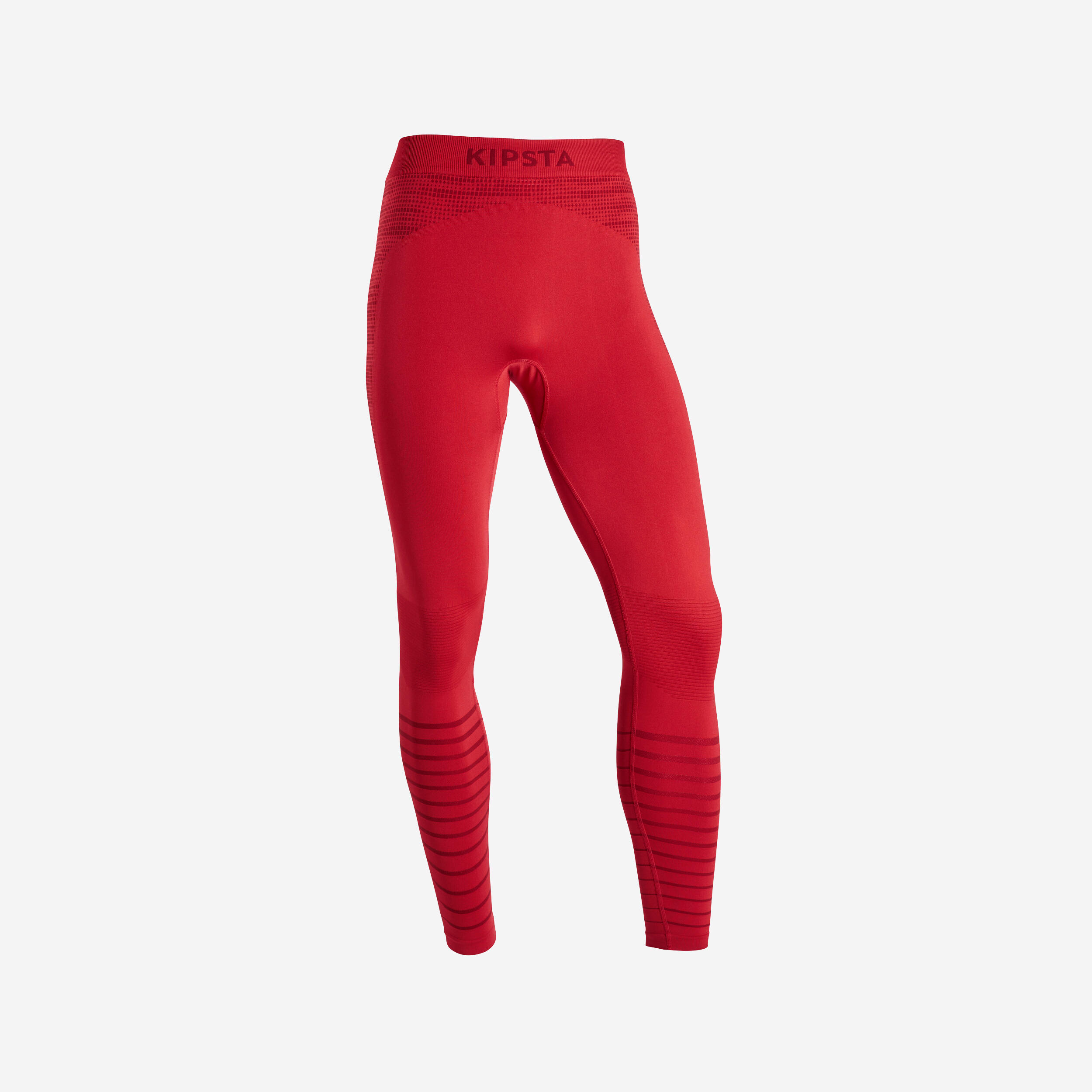 KIPSTA Adult Thermal Tights Keepdry 500 - Red