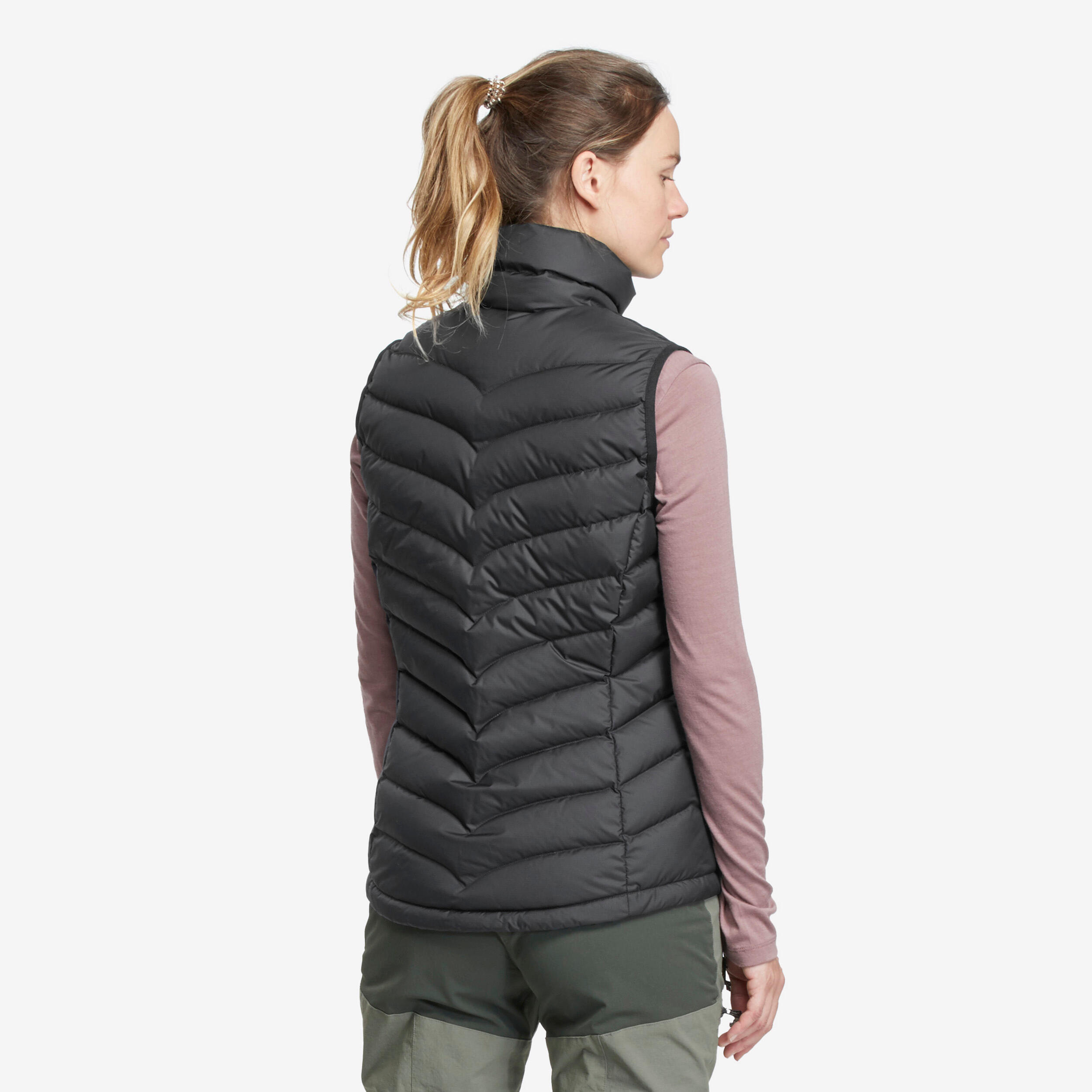 Veste d'hiver en duvet synthétique femme – MT 500 noir - FORCLAZ