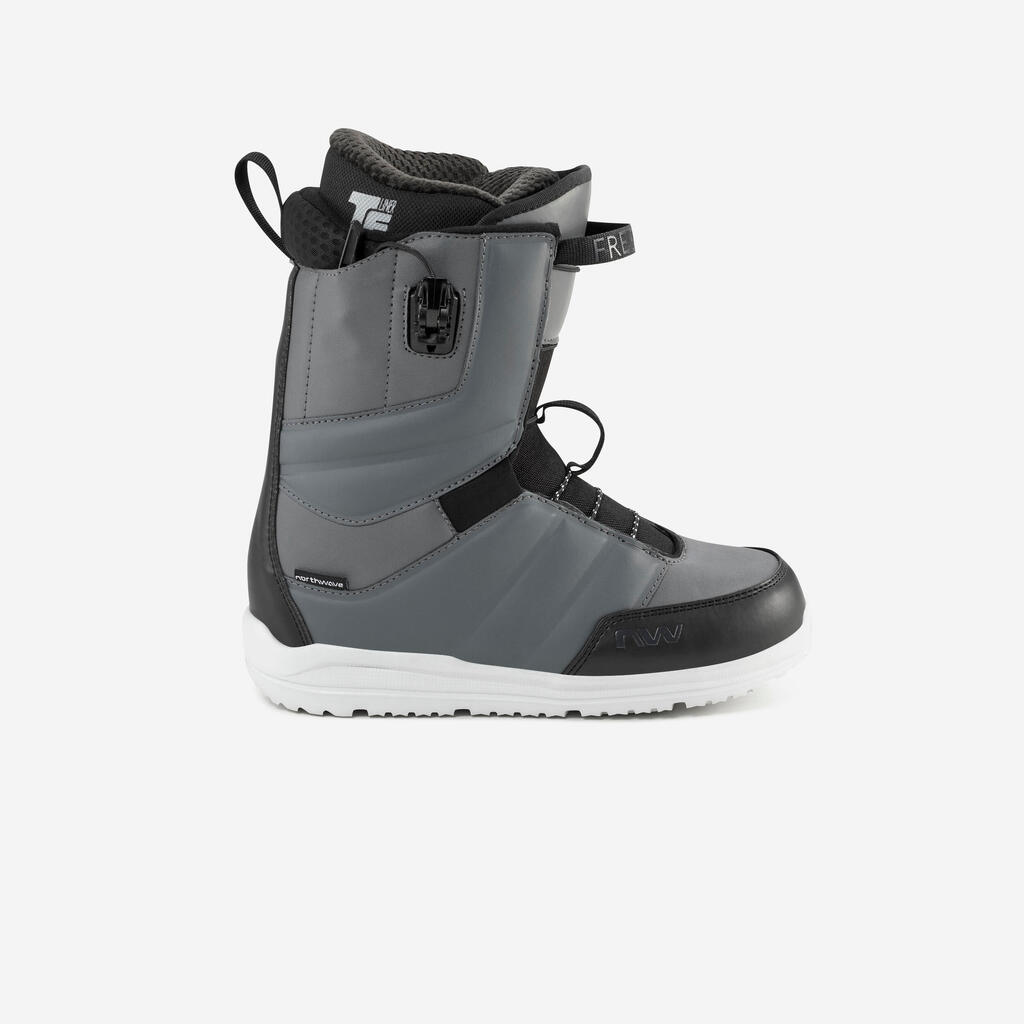 Men's Freestyle Quick Tightening Snowboard Boots - Freedom SL - Grey