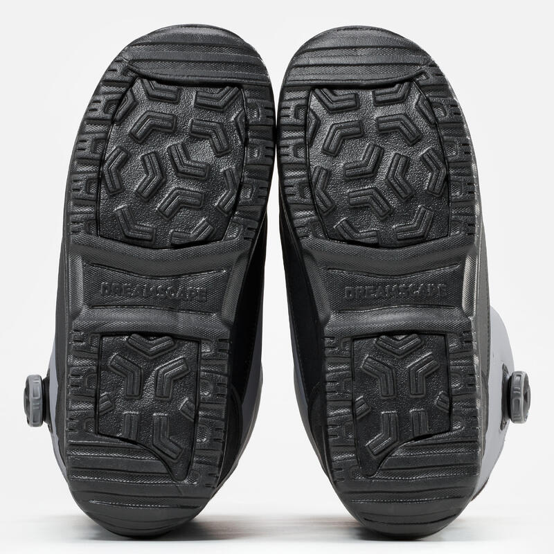 Chaussures de snowboard double molette, flex rigide - Allroad 900 Grise
