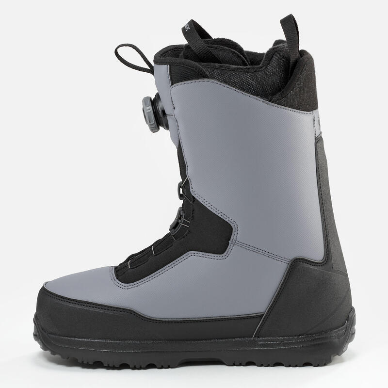Boots snowboard unisex, rotiță dublă BOA, SNB ALLROAD 900 gri