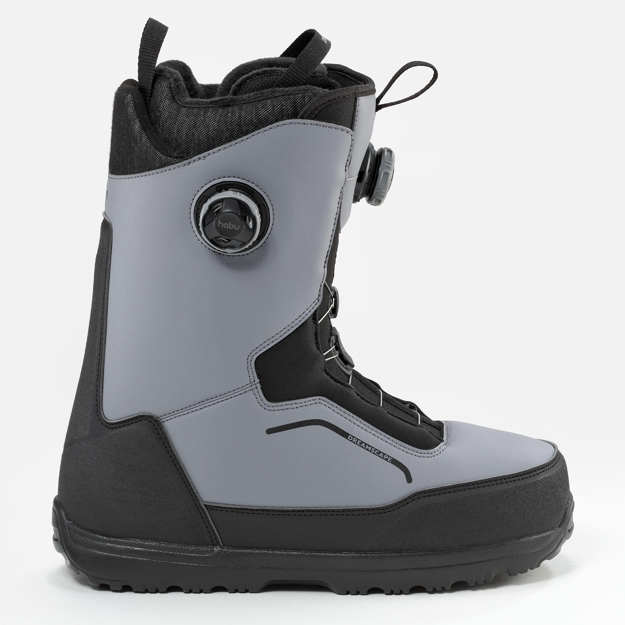 Double wheel snowboard boots, rigid flex - Allroad 900 Grey 4/15