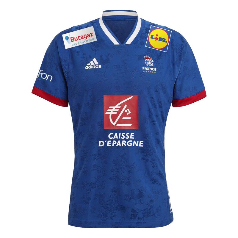 Men's Handball Short-Sleeved Replica France National Team Shirt - Blue