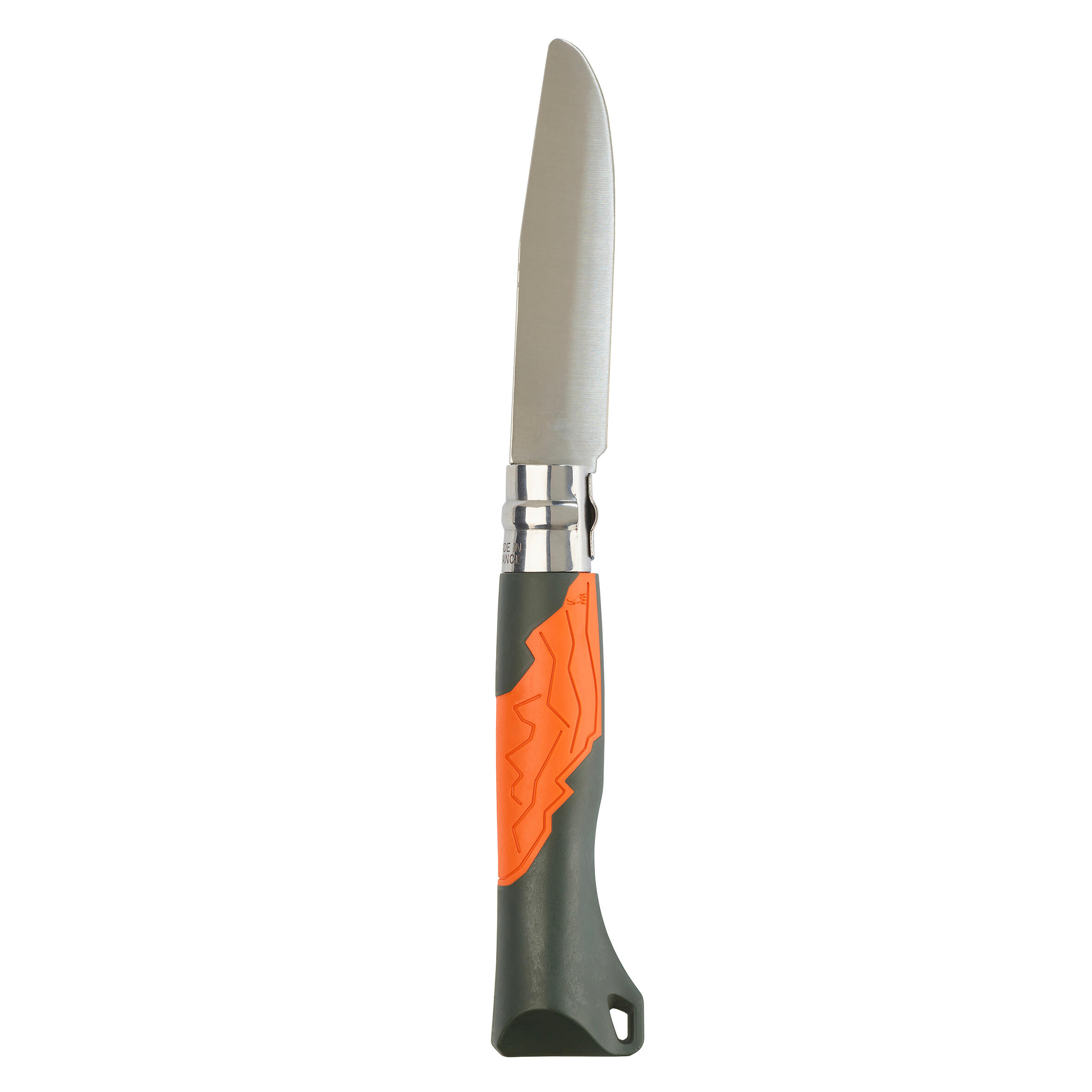 Opinel Coltello pieghevole da 7 cm in acciaio inox kaki N°7 Outdoor Junior