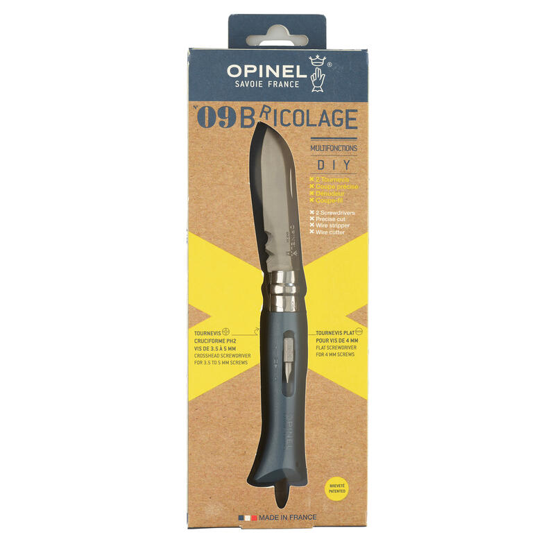 Paslanmaz Çelik Katlanır Bıçak - Avcılık Ve Doğa Gözlemi - Gri - 8 cm / N°9 - Opinel