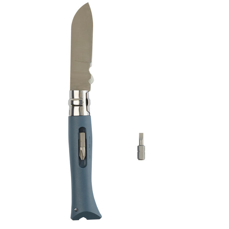 Canivete de Caça Dobrável 8 cm Inox Opinel N° 9 Bricolage Cinzento