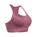 Women's High Support Adjustable Sports Bra with Cups - Pink