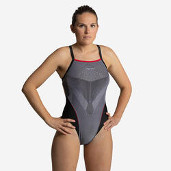 Sportbadpak voor zwemmen dames Lexa XP Line wit