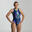 Women's Swimming One-Piece Swimsuit Laïa - Raw Purple