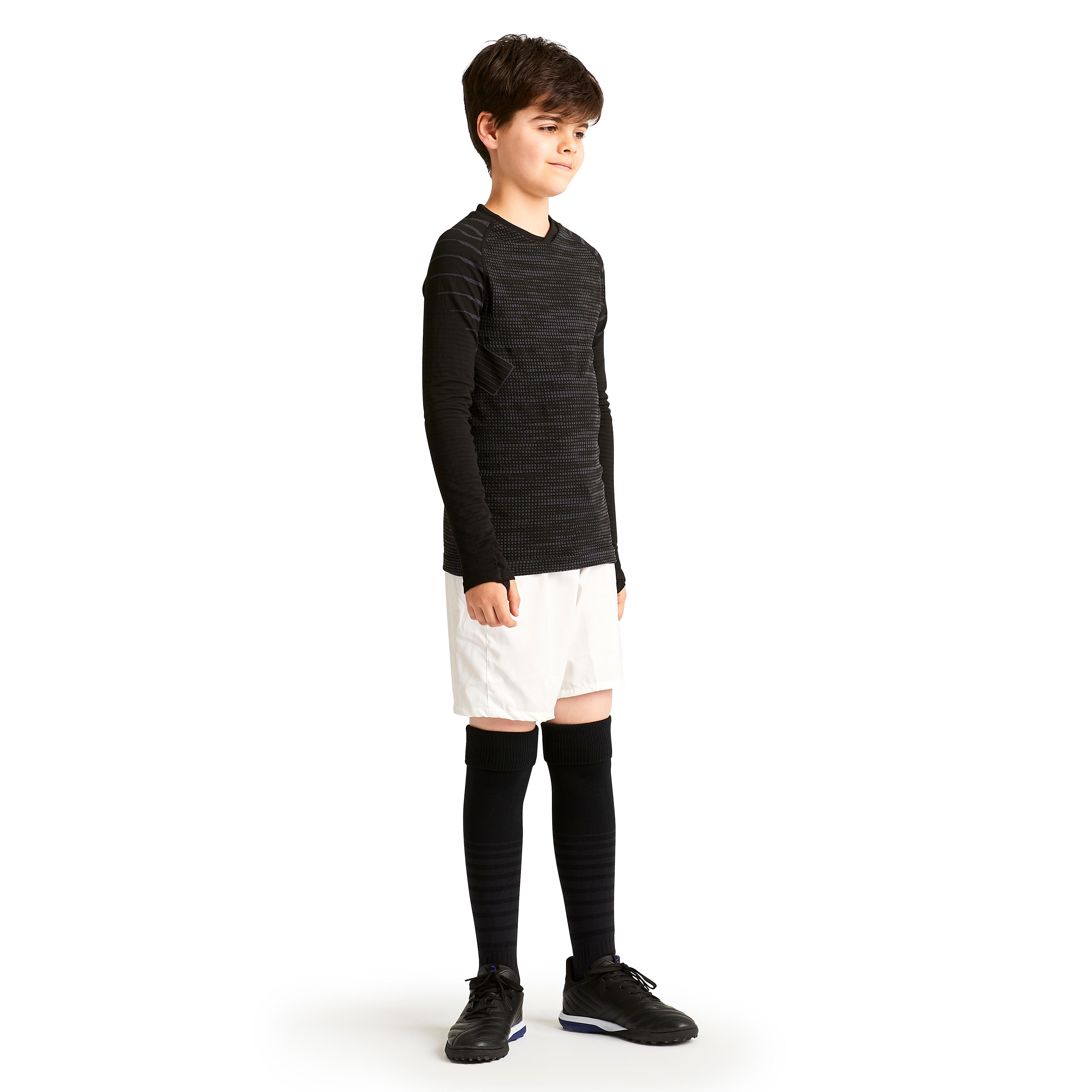 Sous-vêtement thermique à manches longues pour enfant - Keepdry 500 noir - KIPSTA