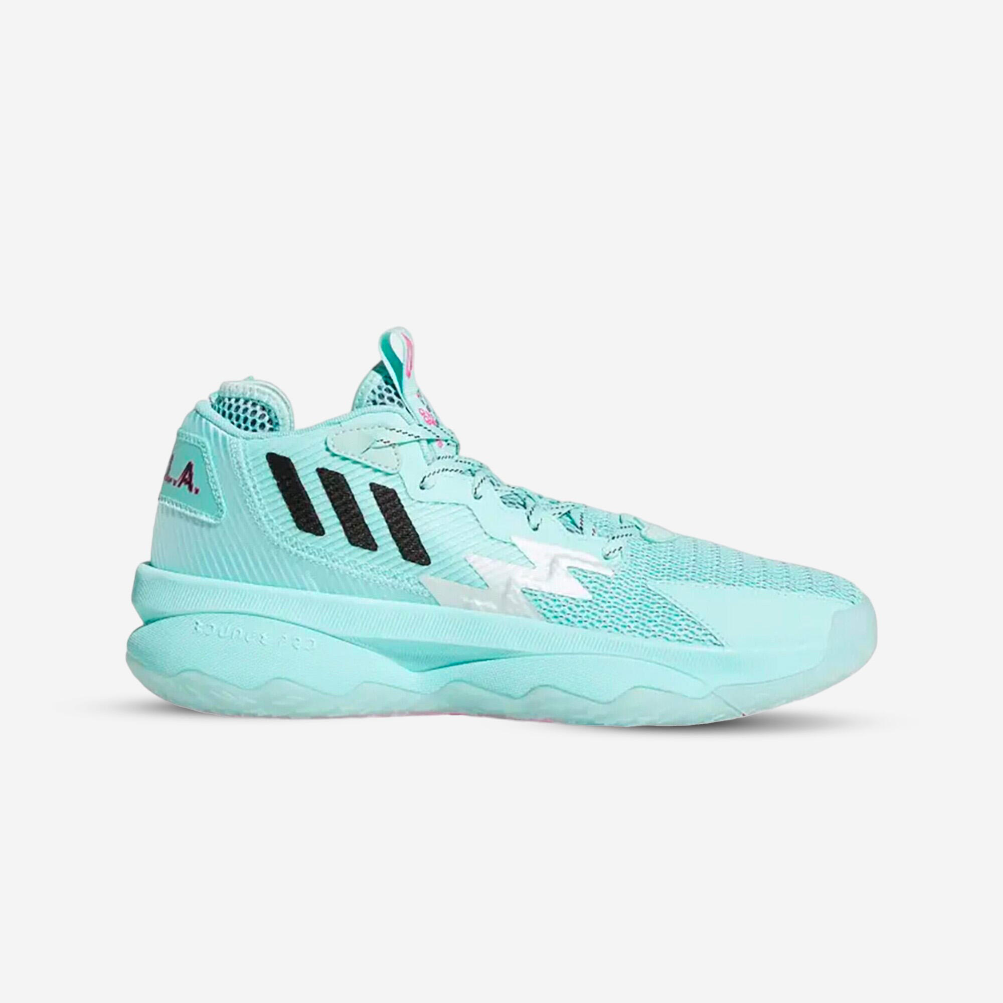 ADIDAS Scarpe basket unisex Adidas DAME 8 turchesi