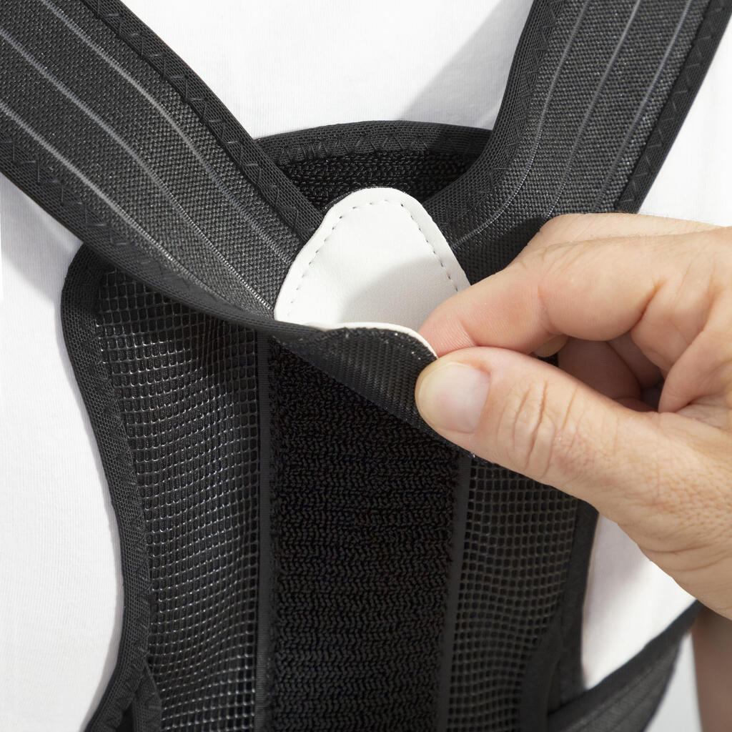 Bedrový pás pre dospelých - korektor držania tela čierny