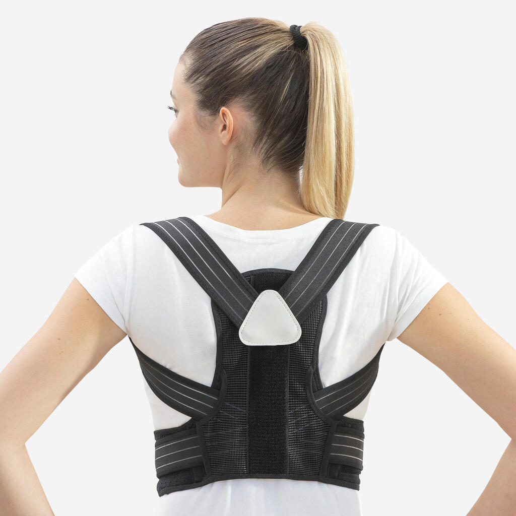 Adult Lumbar Belt / Posture Corrector - Black