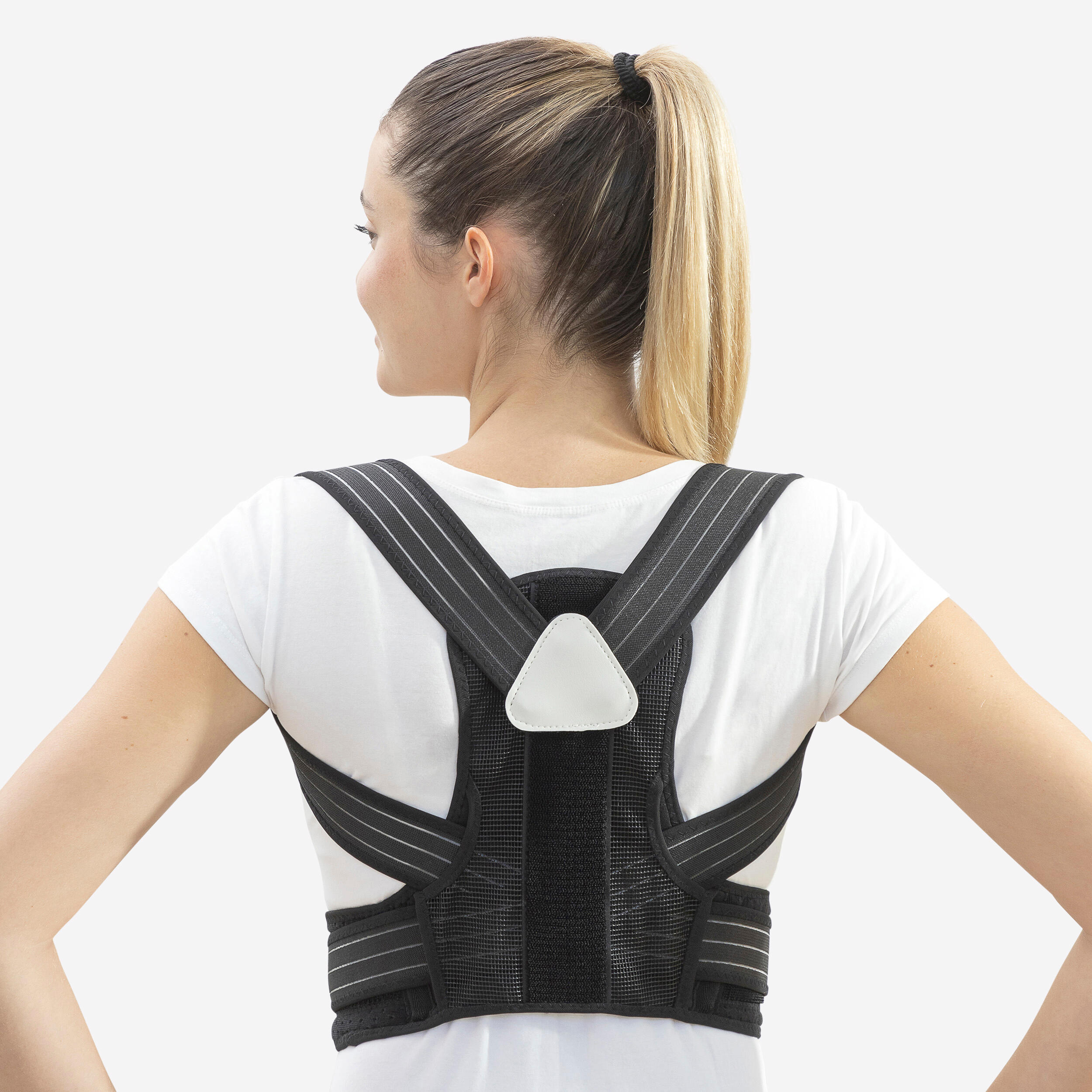 Adult lumbar belt - Black posture corrector