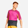 Short-Sleeved Mountain Biking Jersey EXPL 500 - Purple