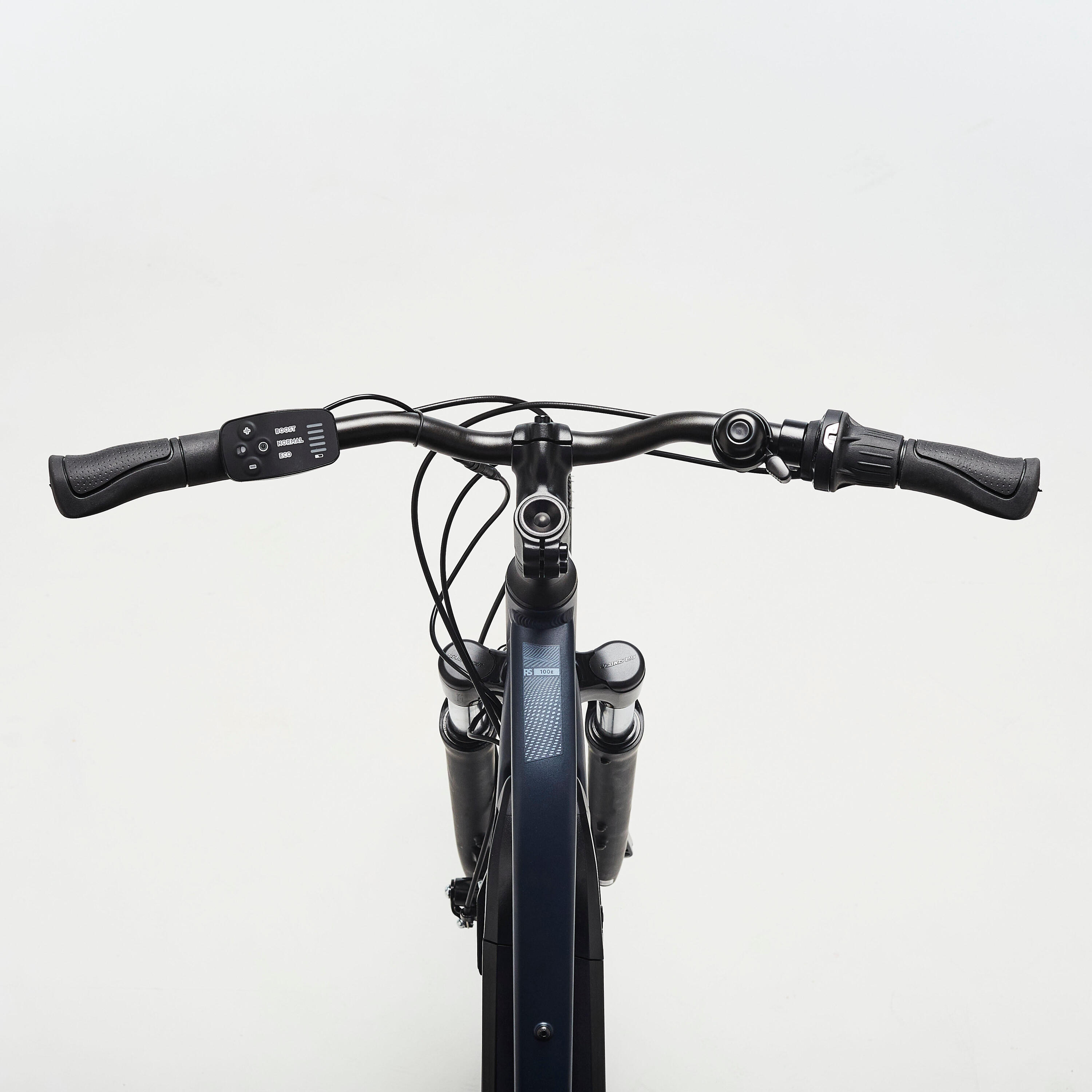 Low Frame Electric Hybrid Bike Riverside 100 E - Blue 6/19