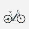 Electric Low Frame Hybrid Bike Riverside 100 E - Green