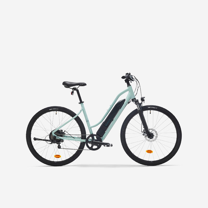 Zeleni hibridni električni bicikl RIVERSIDE 100 E